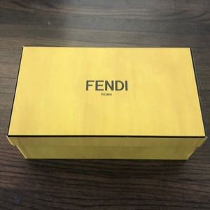 Empty Fendi shoe box